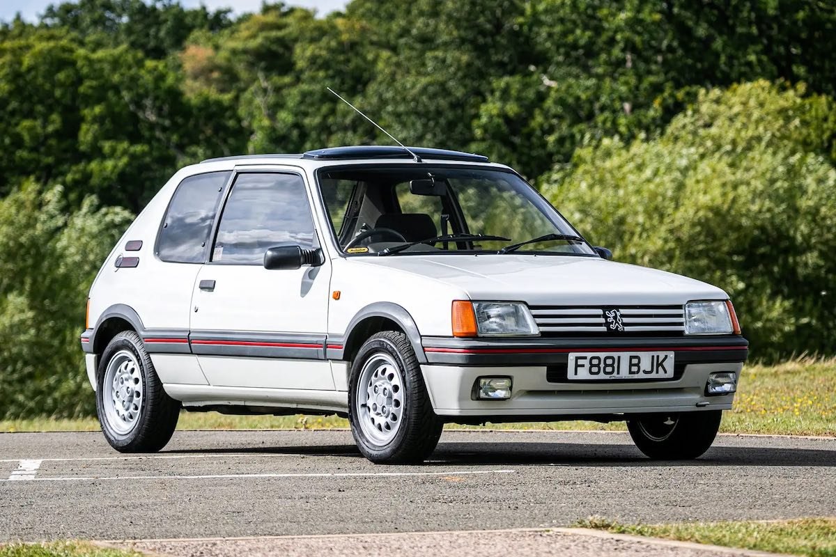 Rowan Atkinson's 1989 Peugeot 205 1.6 GTi Phase 1.5